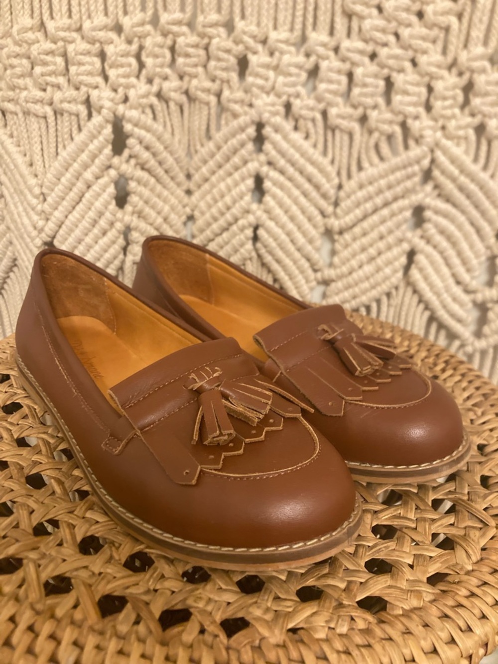 Petit Sezane Lisa Leather Loafers - Picture 3 of 10